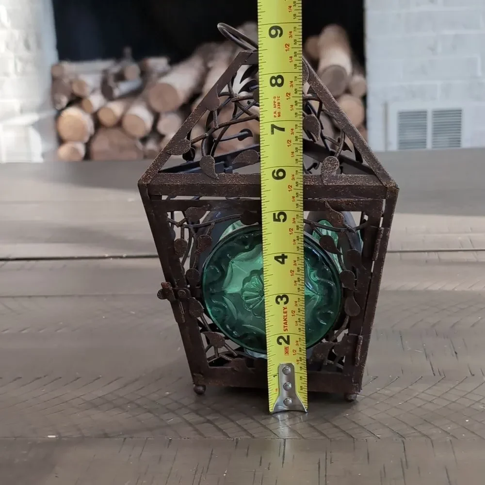 Vintage 1990’s PartyLite Retired La Rosetta Hanging Lantern - Picture 6 of 7